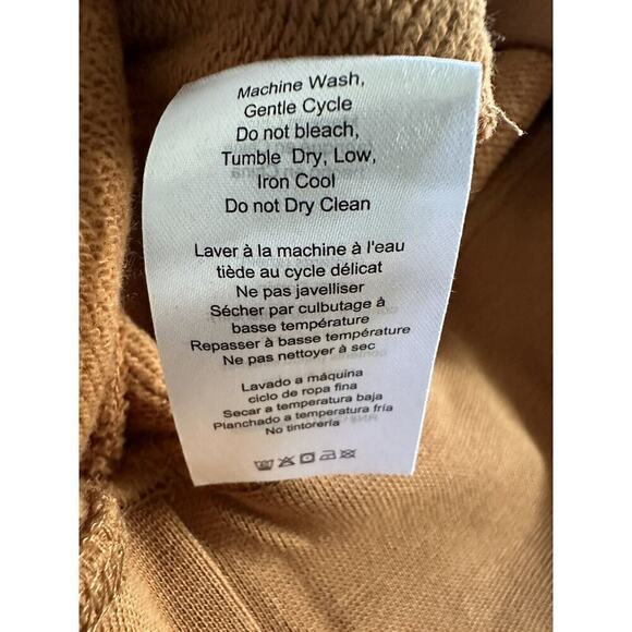 WeWoreWhat Oversized Hoodie Womens Sweatshirt Color Gold Size Xsmall - Picture 6 of 7